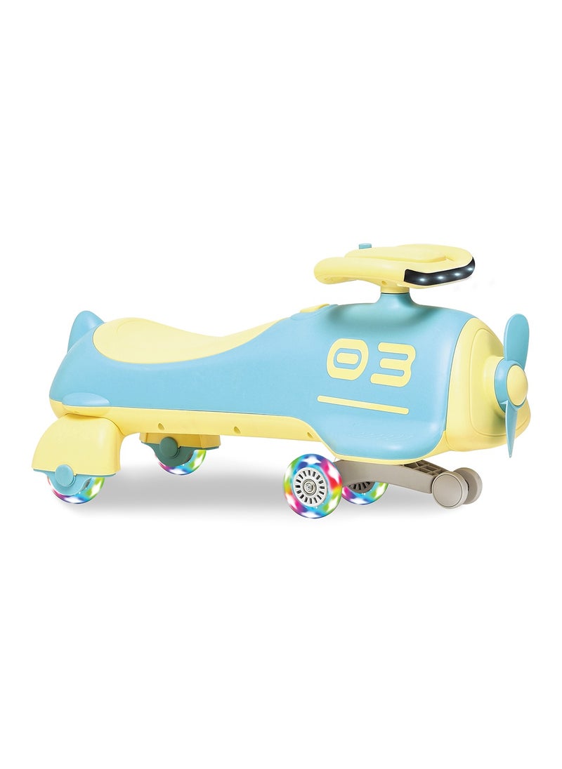 Ziggy Swing Car w/ Propeller - Blue