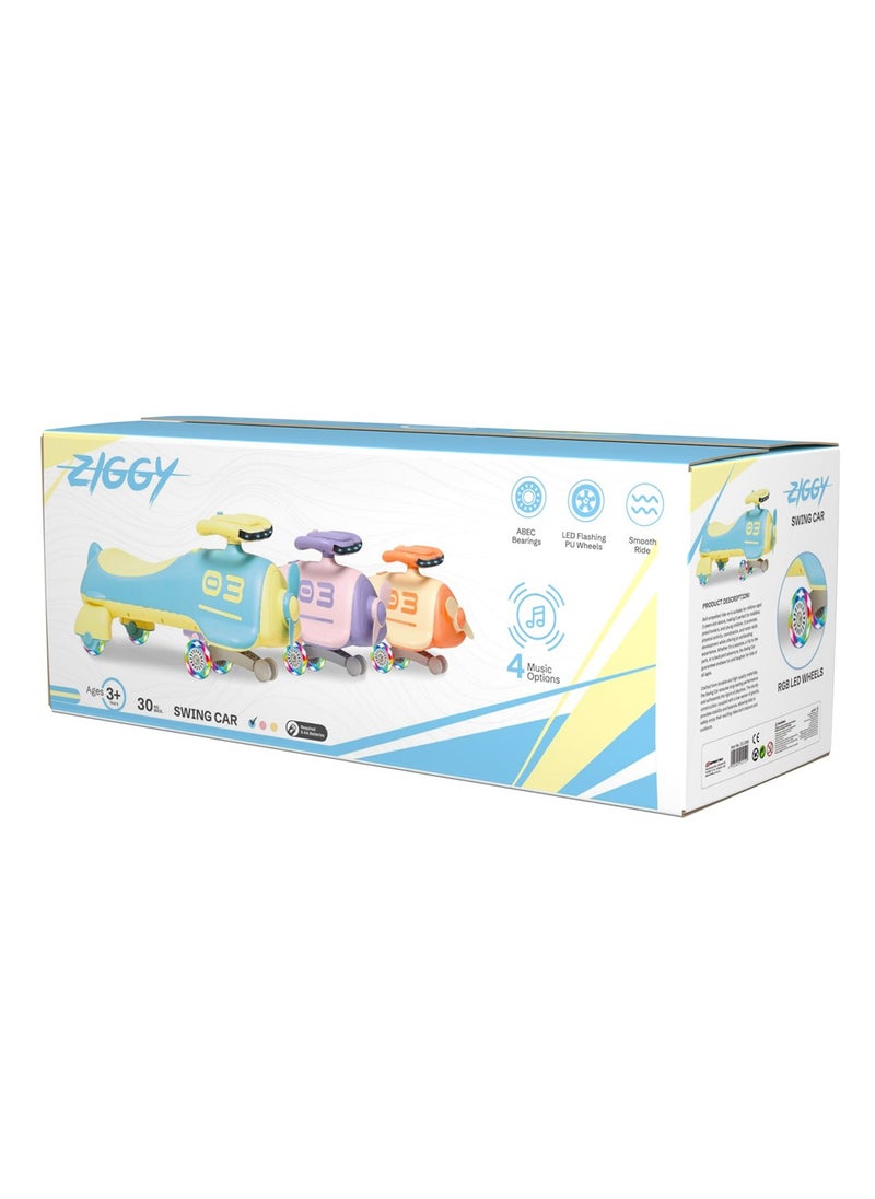 Ziggy Swing Car w/ Propeller - Pink