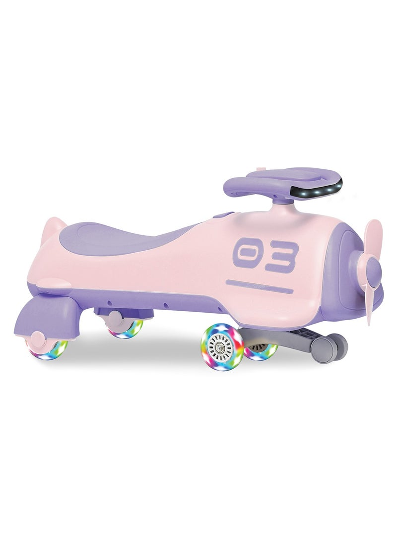 Ziggy Swing Car w/ Propeller - Pink