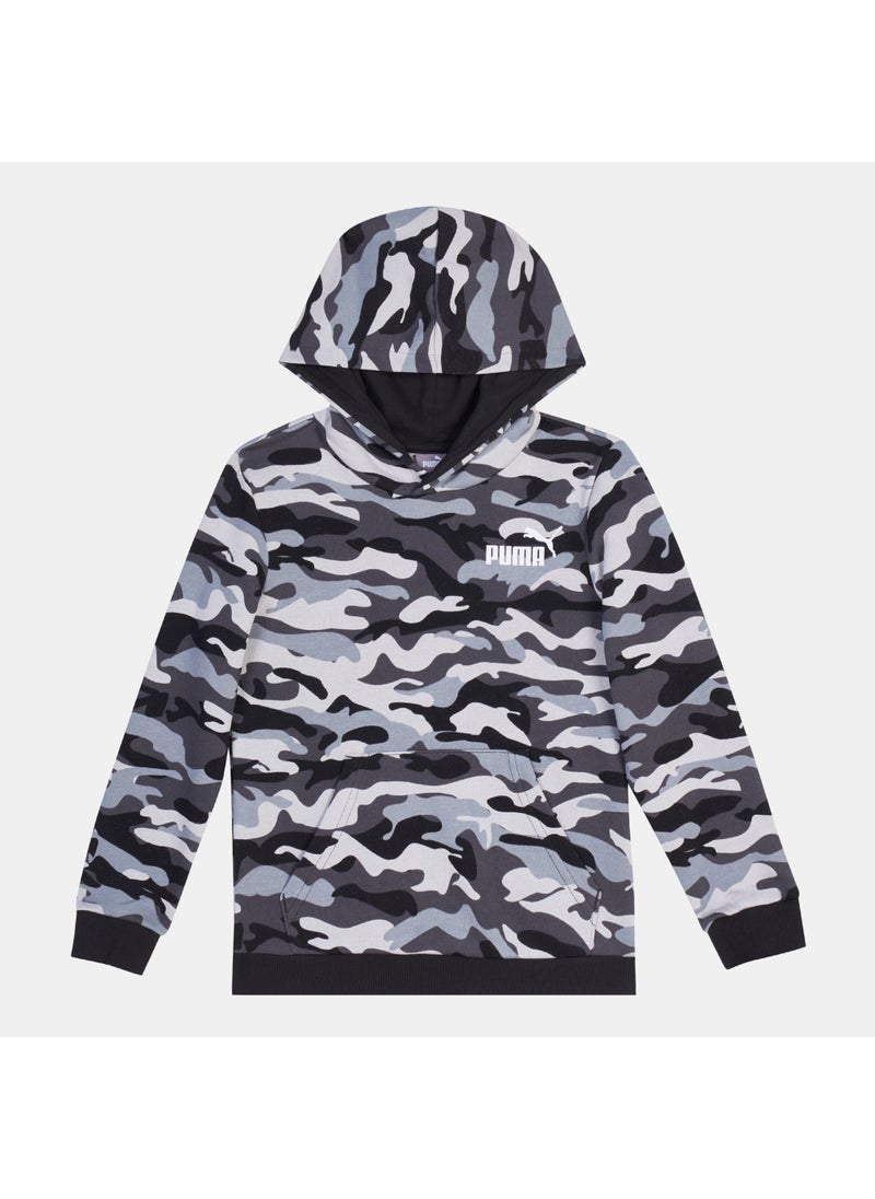 Kids' Essential+ Camo Hoodie