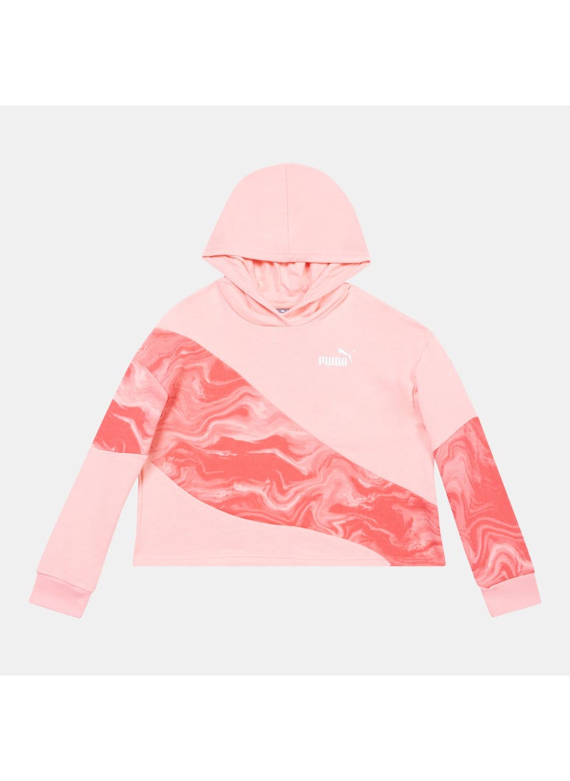 Kids' POWER Marbleized Pullover Hoodie