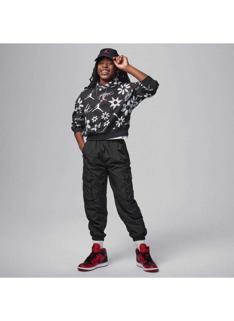 Kids' Floral Flight Hoodie