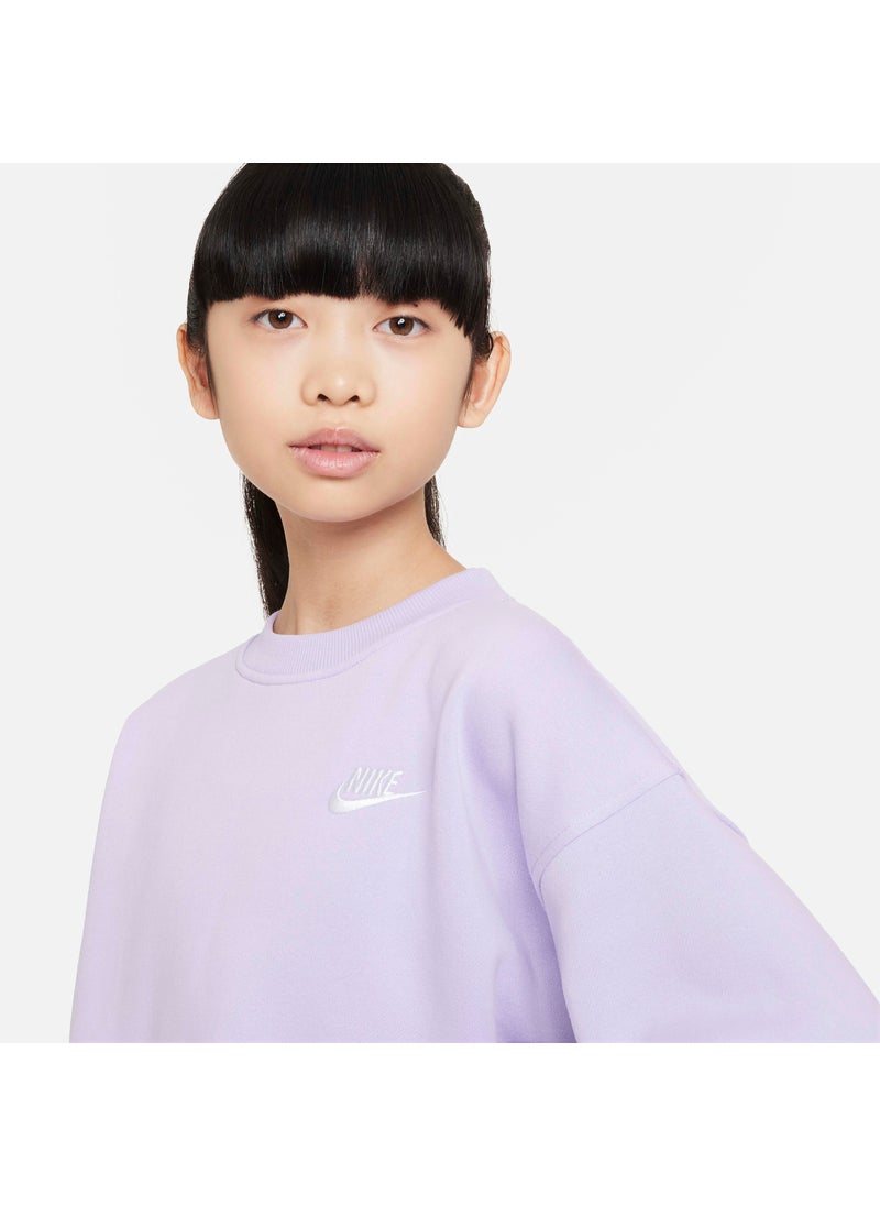 Kids' Sportswear Club Fleece Sweatshirt
