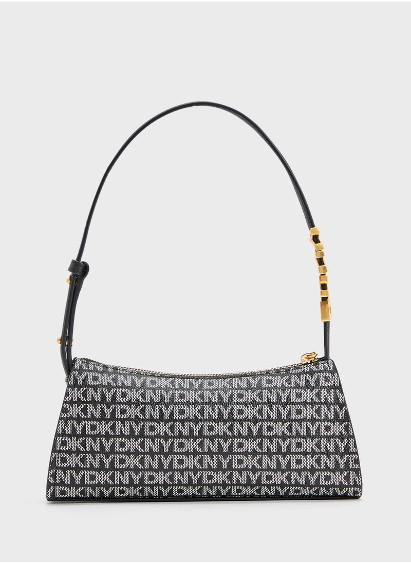 Avril Top Handle Zip Through Satchel