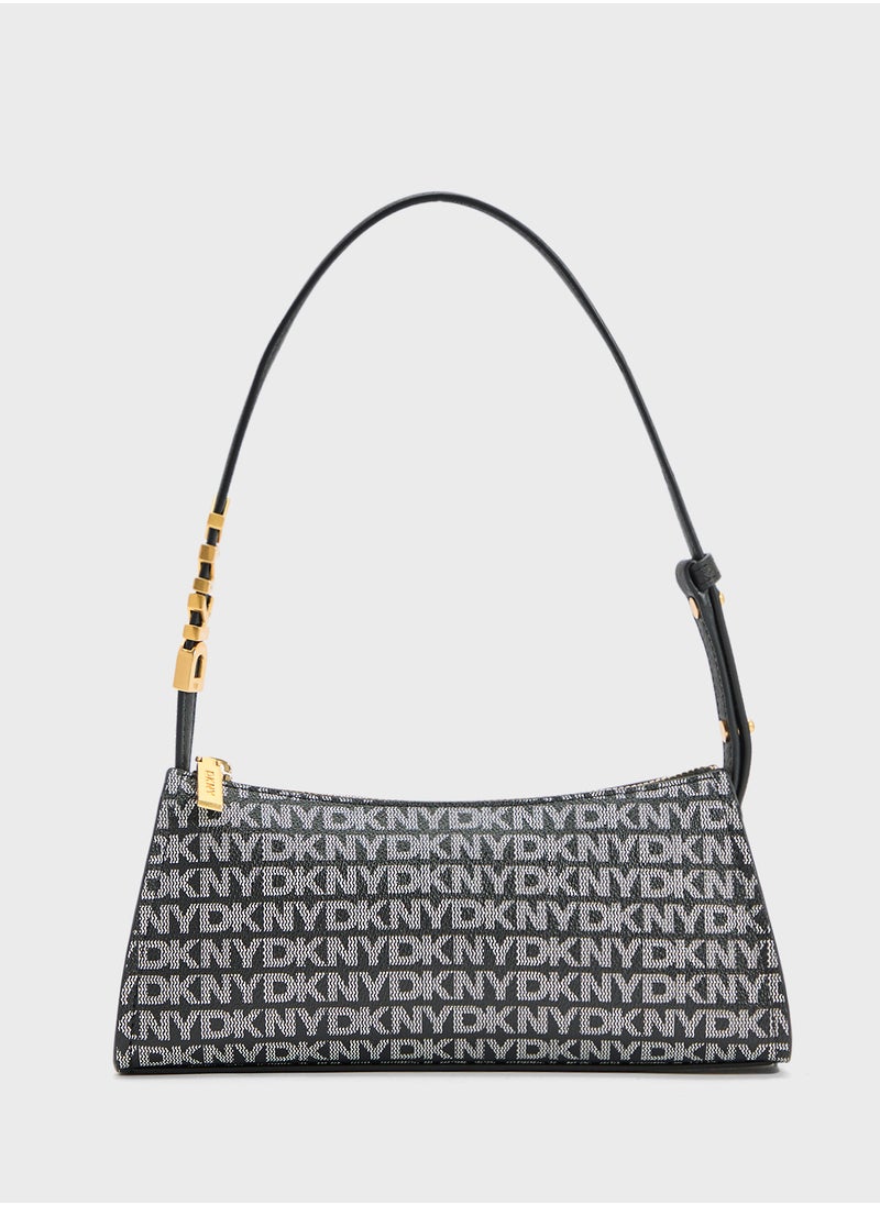 Avril Top Handle Zip Through Satchel