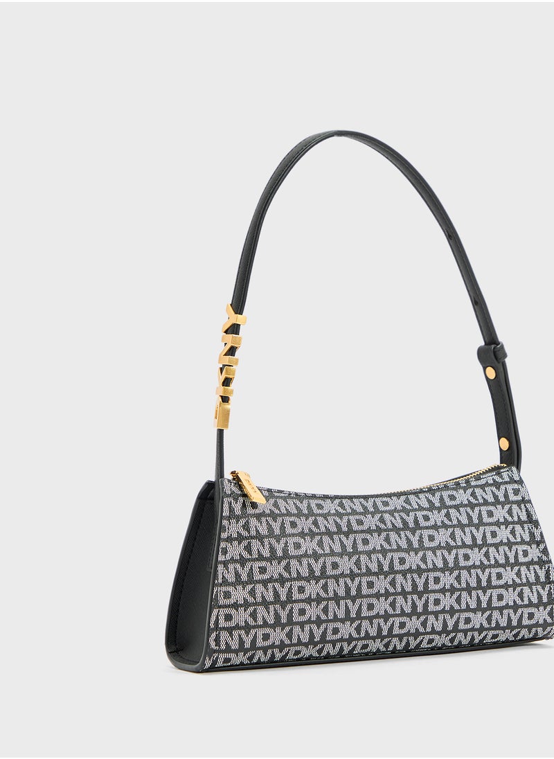Avril Top Handle Zip Through Satchel