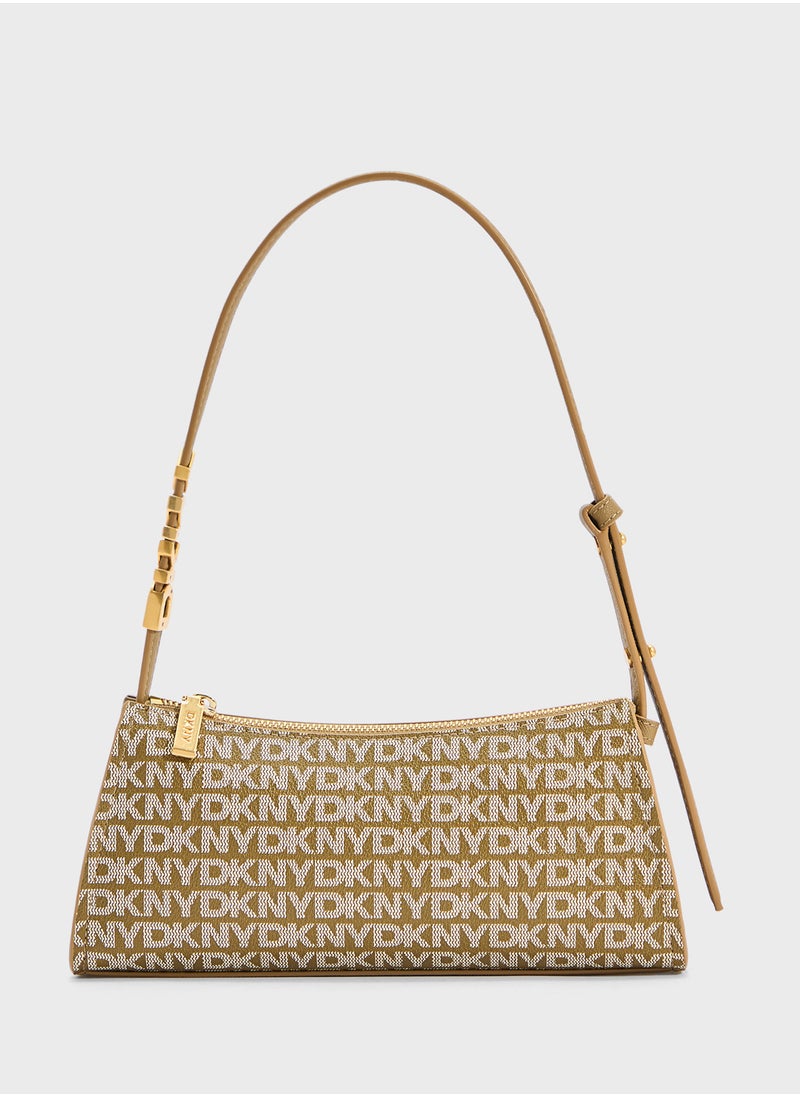 Avril Top Handle Zip Through Satchel