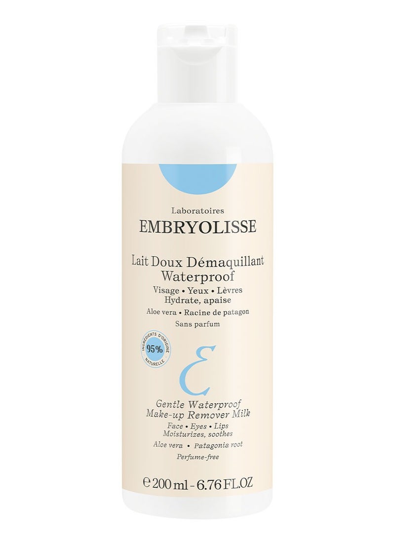 Gentle Waterproof Make Up Remover for Face Eyes Lips Moisturize and Soothes with Aloe Vera 200ml