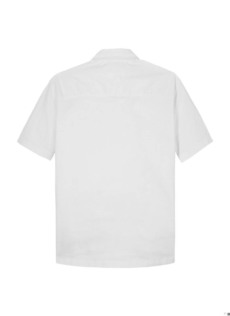 Boys' Short Sleeve Oxford Shirt - Cotton, White