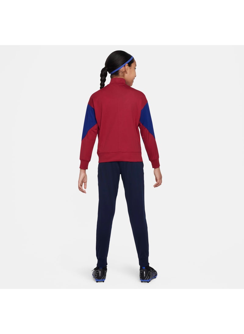 Kids' F.C. Barcelona Strike Dri-FIT Football Tracksuit