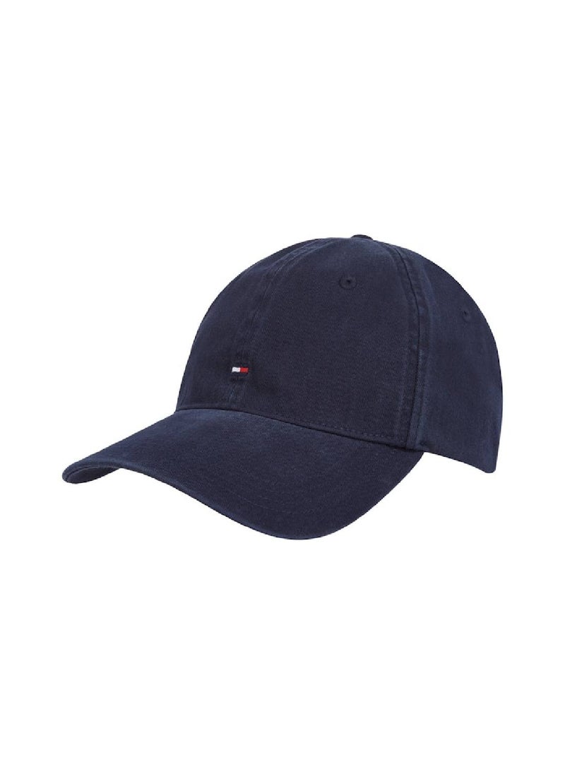 Women's Essential Flag Embroidery Baseball Cap - Cotton, Blue
