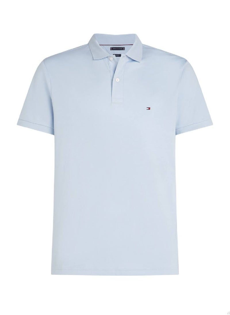 Men's  Regular Fit Polo Shirt - Cotton, Blue