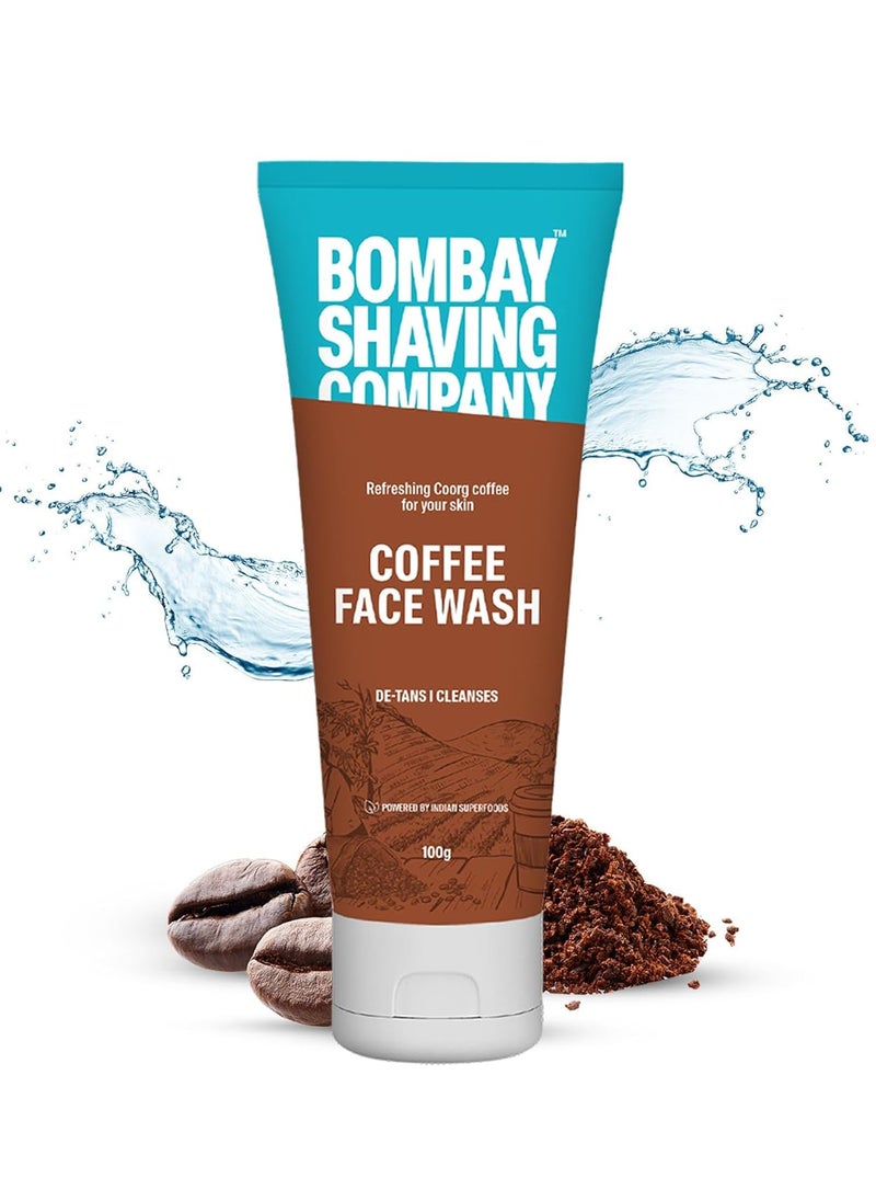 Coffee Face Wash for Men & Women - Deep-Cleanses, De-Tans & Blackhead Removal | Made in India