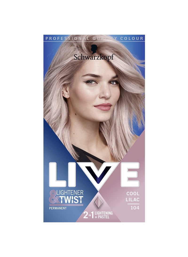 Schwarzkopf Live Lightener+Twist 104 Cool Lilac by Schwarzkopf