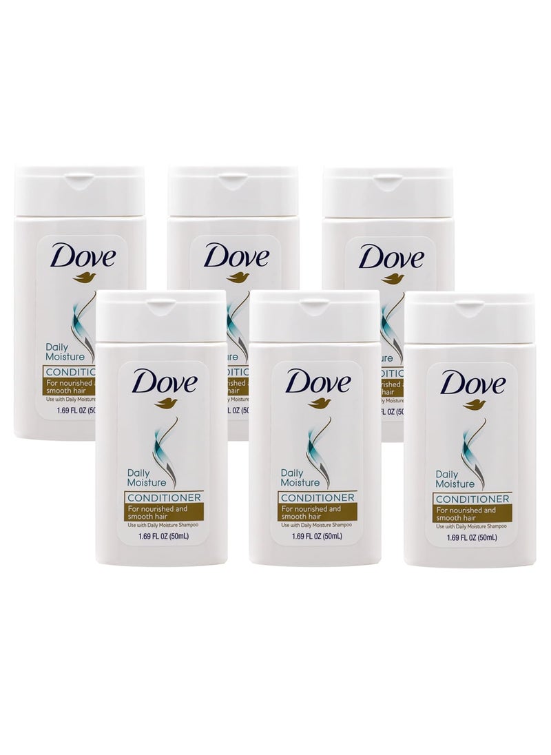 Dove Conditioner Daily Moisture Nourishing System for Smooth Hair 6Pack 17 FL Oz 6 Bottles