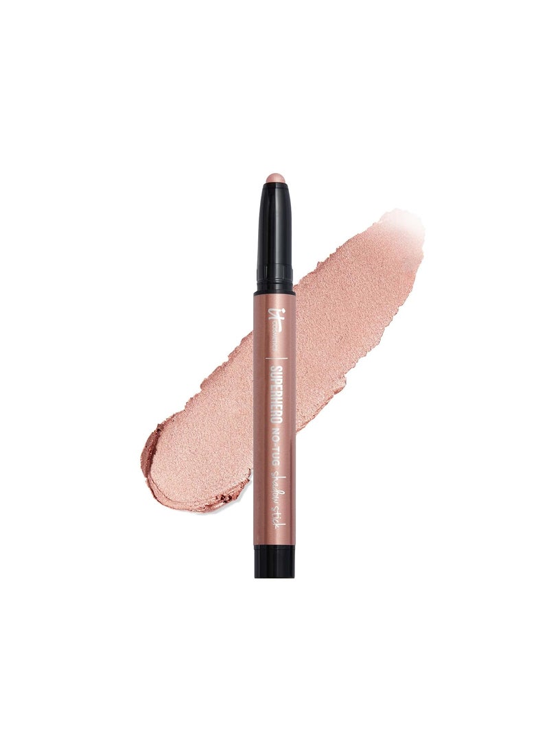 IT Cosmetics Superhero No-Tug Waterproof Eyeshadow Stick - Longwear Blendable Cream with Built-In Primer Suitable for Sensitive Eyes 0.05 oz