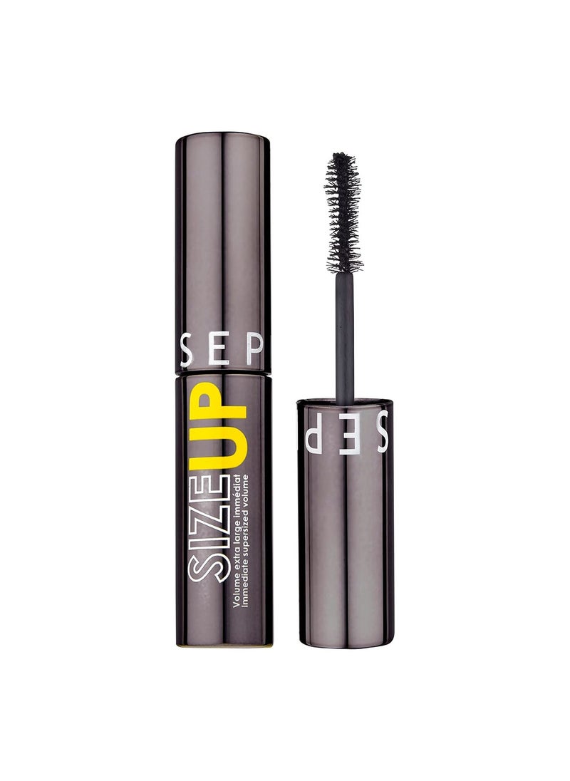 Sephora Collection Size Up Mascara | Mini Size 5ml 0,16 fl oz | +180% XXL Immediate Supersized Volume for Lashes | Vegan