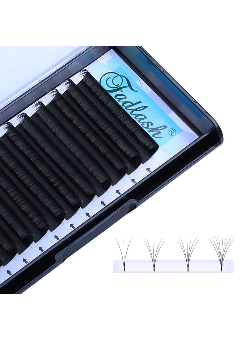 Easy Fan Volume Lashes Stable Curl DD curl 15mm 4D 5D 6D 7D 0.07mm Rapid Blooming Volume Lash Extensions 8D 10D 20D Cluster Lashes Knot-free by FADLASH