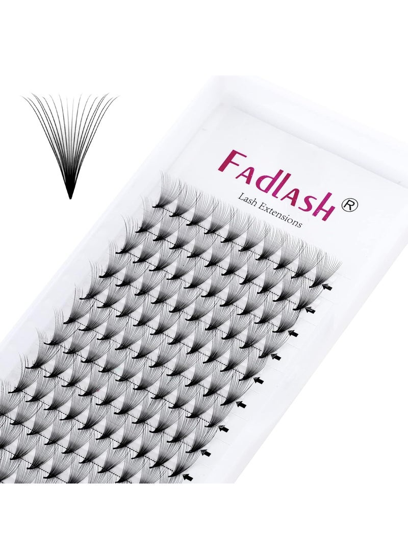 Eyelash Extensions Premade Fans Eyelash Extensions C CC D DD Curl Pointy Tip Pre Fan Eyelashes Premade Lash Extension Fans Volume Lash Extensions Pre Made Volume Lashes (16D-0.07D, 10mm)