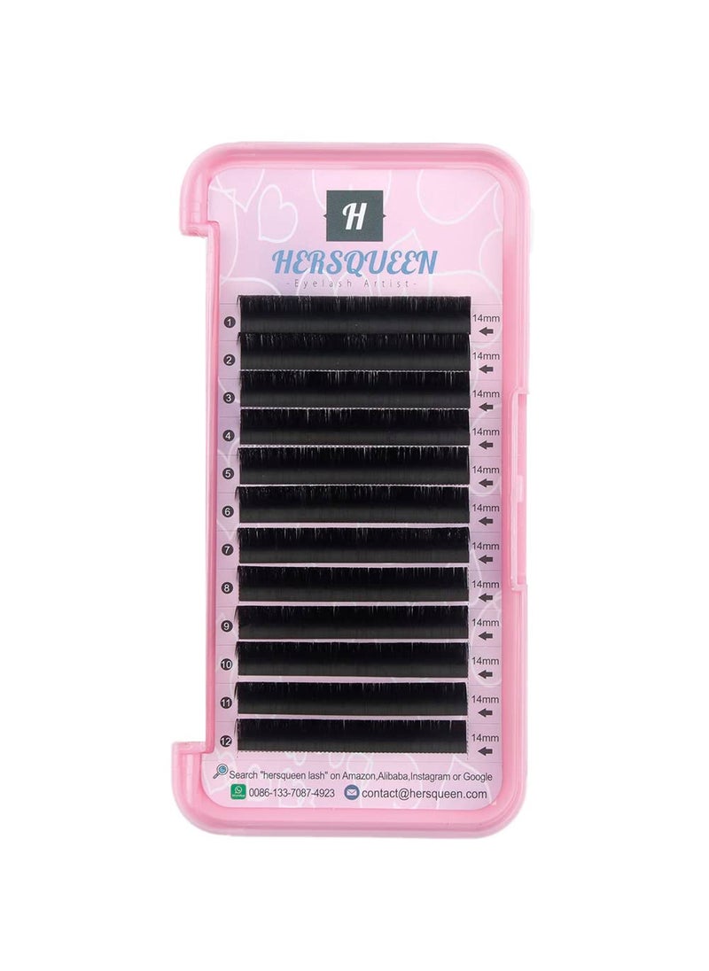.03 Russian Volume Eyelash Extensions Mega Volume Lashes Faux Mink Cashmere Lash Super Soft Salon Lash Tray Individual False Eyelash Semi Permanent Classic Natural Lash C D B CC DD Curl