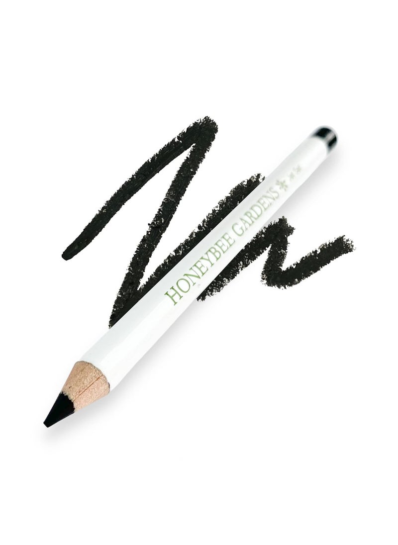 Honeybee Gardens Effortless Eye Liner Pencil in Jet Set Black, Rich Pigmentation, Smooth, Long-Wearing, Vegan, Gluten-Free