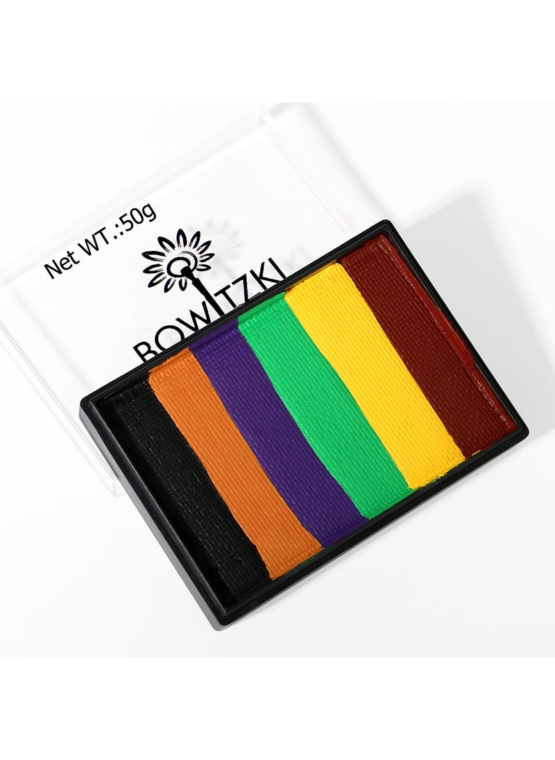 Bowitzki 50g Halloween Face Paint Split Cake Water Activated eyeliner Graphic eye liner Hydra Liner Rainbow Body Paint Makeup
