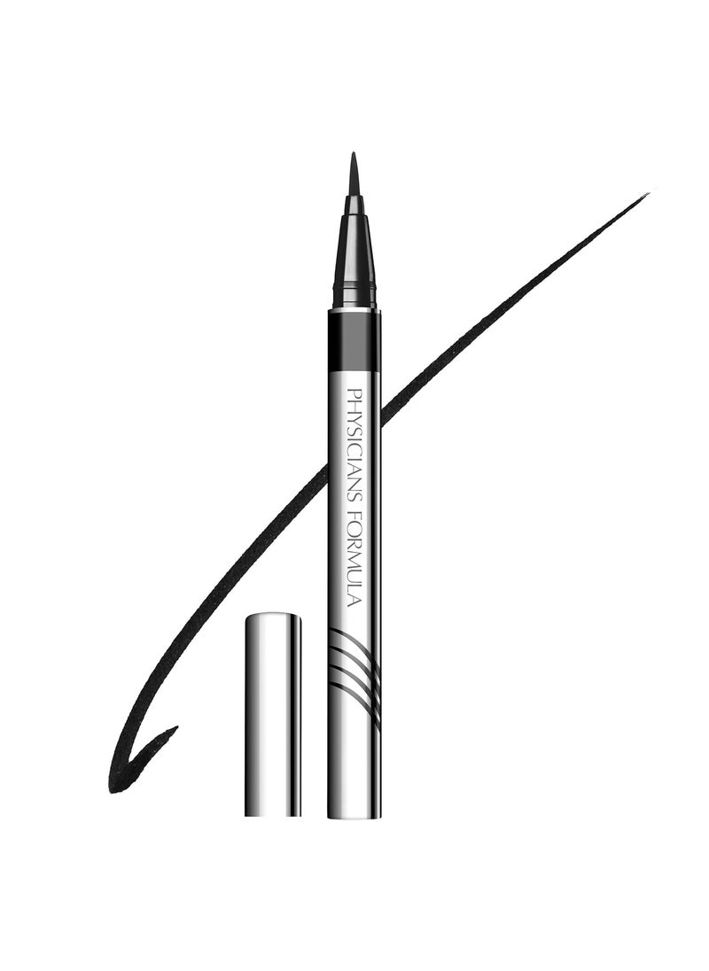 Physicians Formula Eye Booster, Lash-Enhancing 2-in-1 Eyeliner Serum, Dermatologist Approved, Hypoallergenic, Cruelty-Free & Vegan - Black