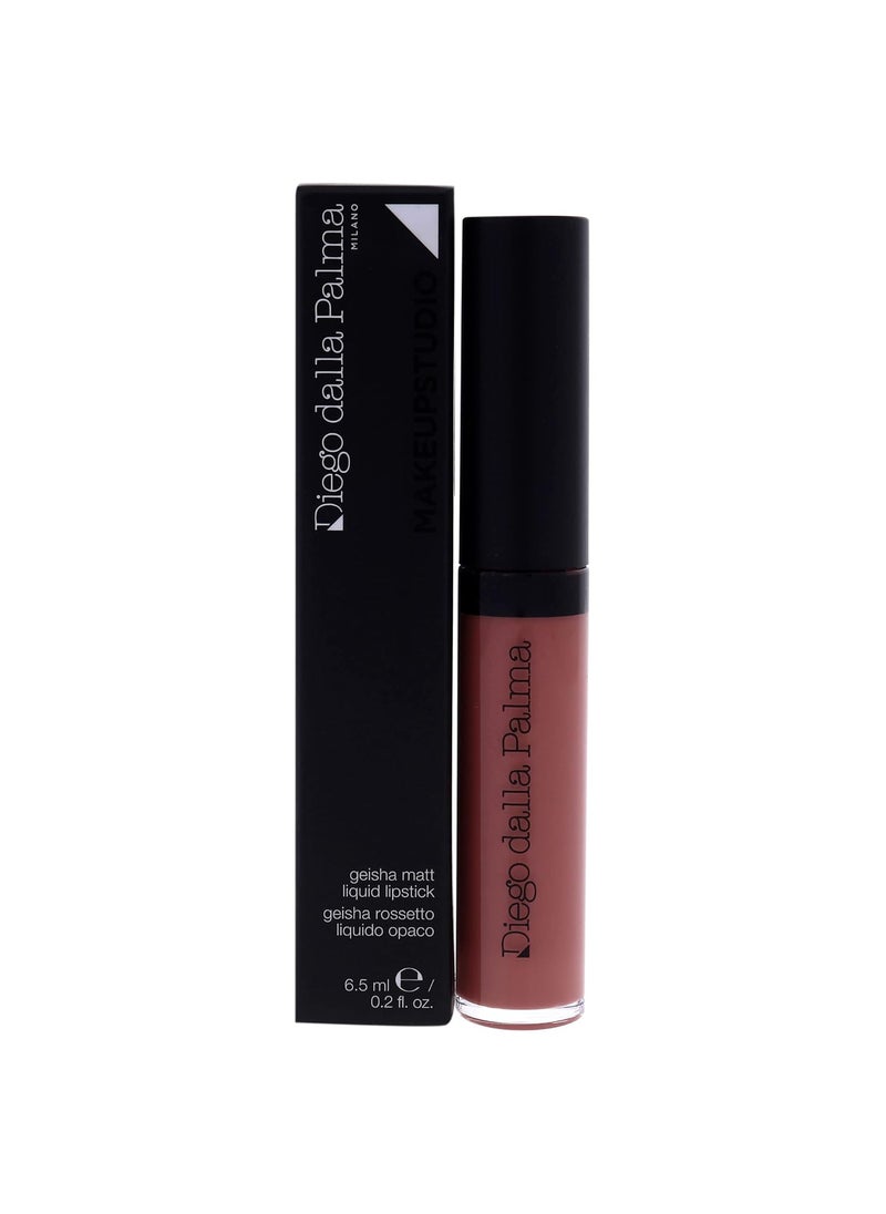 Diego dalla Palma Makeupstudio Geisha Matt Liquid Lipstick - Incredibly Creamy Texture - Non-Dusty Matte Finish - Soft And Luscious Lips - Hyper-Velvety And Intense Color - 09 Quite Life - 0.2 Oz