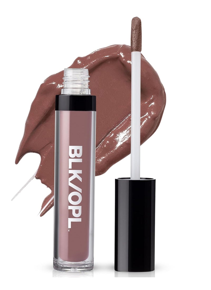 Black Opal BLK/OPL COLORSPLURGE Liquid Matte Lipstick, Chic Mauve — long-lasting, enriched with Vitamins C & E, paraben-free, cruelty-free