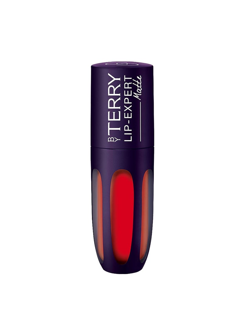 By Terry Lip-Expert Matte Liquid Lipstick, Vibrant & Kiss-Proof Lips, Highly Pigmented, Long Lasting, Red Shot, 0.14 fl oz
