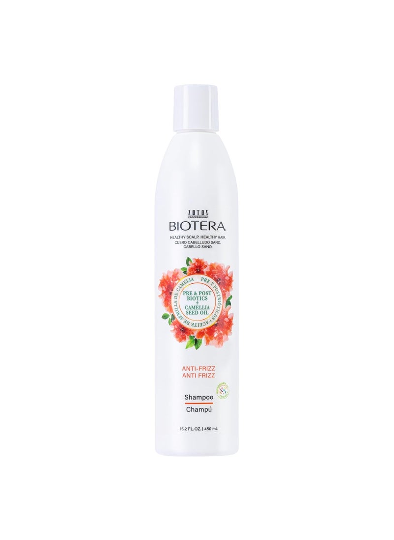Biotera Anti Frizz Smoothing Shampoo | Smooths & Controls Frizzy, Unruly Hair | Microbiome Friendly | Vegan & Animal Test Free | Paraben Free | Color-Safe