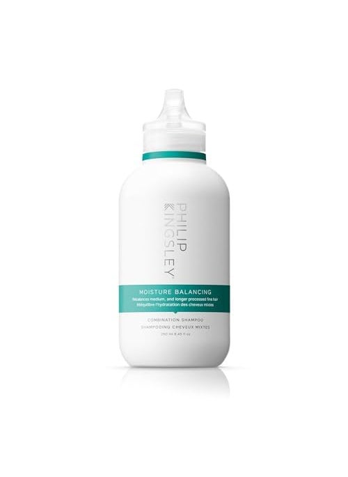 PHILIP KINGSLEY | Moisture Balancing Combination Shampoo | Hydrating for Dry and/or Oily Hair | Anti-Frizz, Antioxidant Shampoo that Hydrates and Adds Shine | 8.4oz