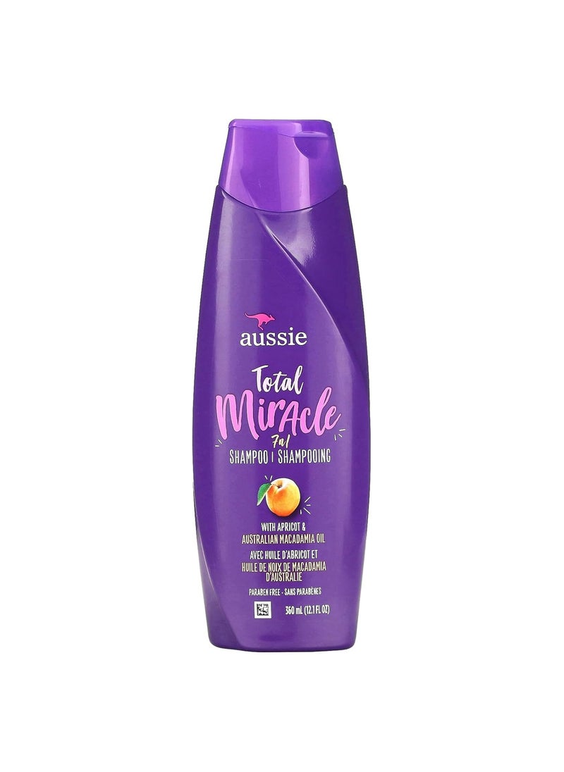 Aussie Total Miracle Collection 7N1 Shampoo, 12.1 Fluid Ounce