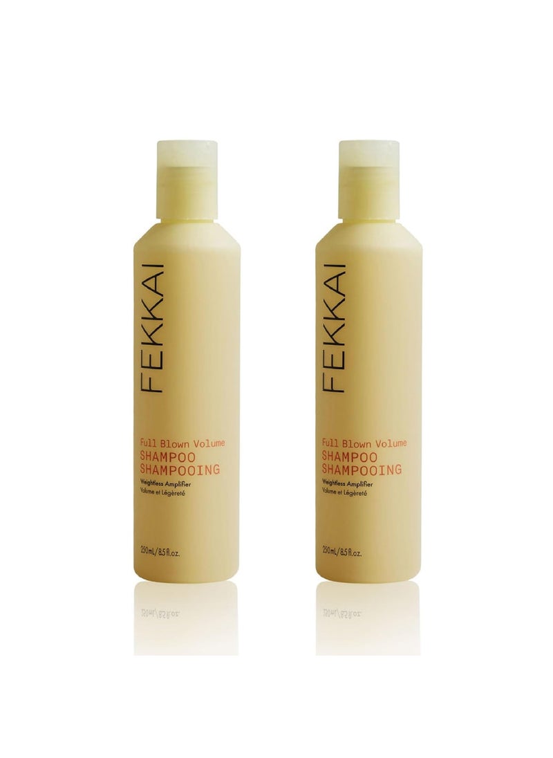 Fekkai Full Blown Volume Shampoo - 8.5 oz, Pack of 2 - Adds Lift & Body for Lasting Volume For Fine or Flat Hair - Vegan, Cruelty-Free