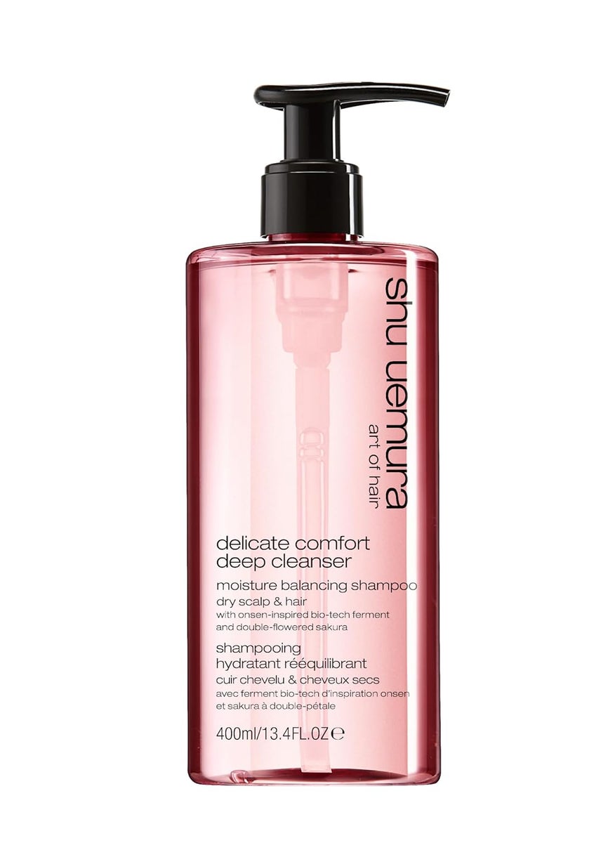 Shu Uemura Delicate ComFort Clarifying Shampoo For Dry Scalp & Hair - Cleanses and Softens Dry Hair, With Essential Nutrients and Antioxidants