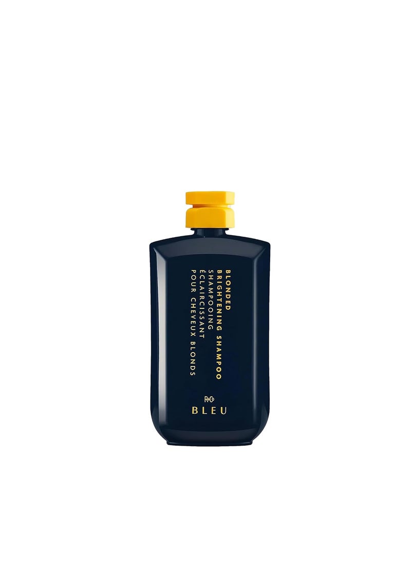 R+Co BLEU Blonded Brightening Shampoo – Neutralizes Yellow Tones, Deposits Pigments Evenly, Moisturizes, Repairs Color-Treated Hair, Antioxidant-Rich Formula, 8.5 oz