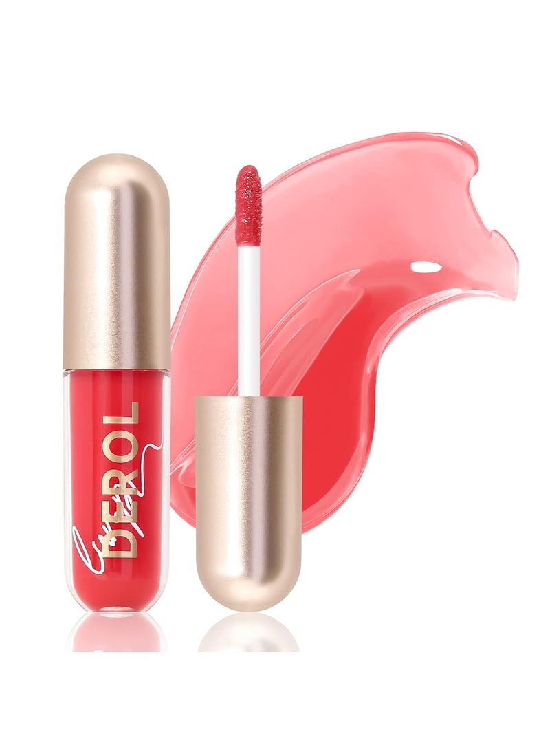 plumping Moisturizing Lip gloss, High Shine Lip Plumper, Shiny Lip Gloss For Girls and Women (05# DOGWOOD)