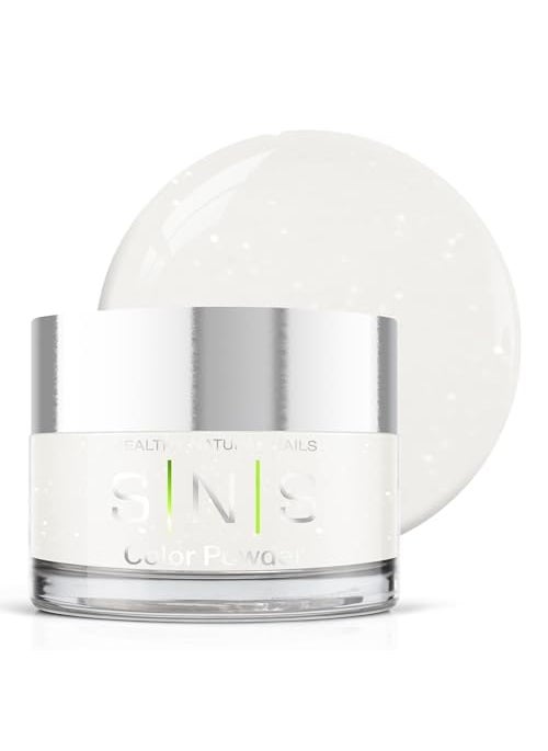 SNS Nail Dip Powder Colors, Gelous Color Dipping Powder - Classic White (White) - Long-Lasting Dip Nail Colors for Healthier Nail Beds - Low-Odor Nail Color for Professionals & At-Home DIY - 0.5 oz