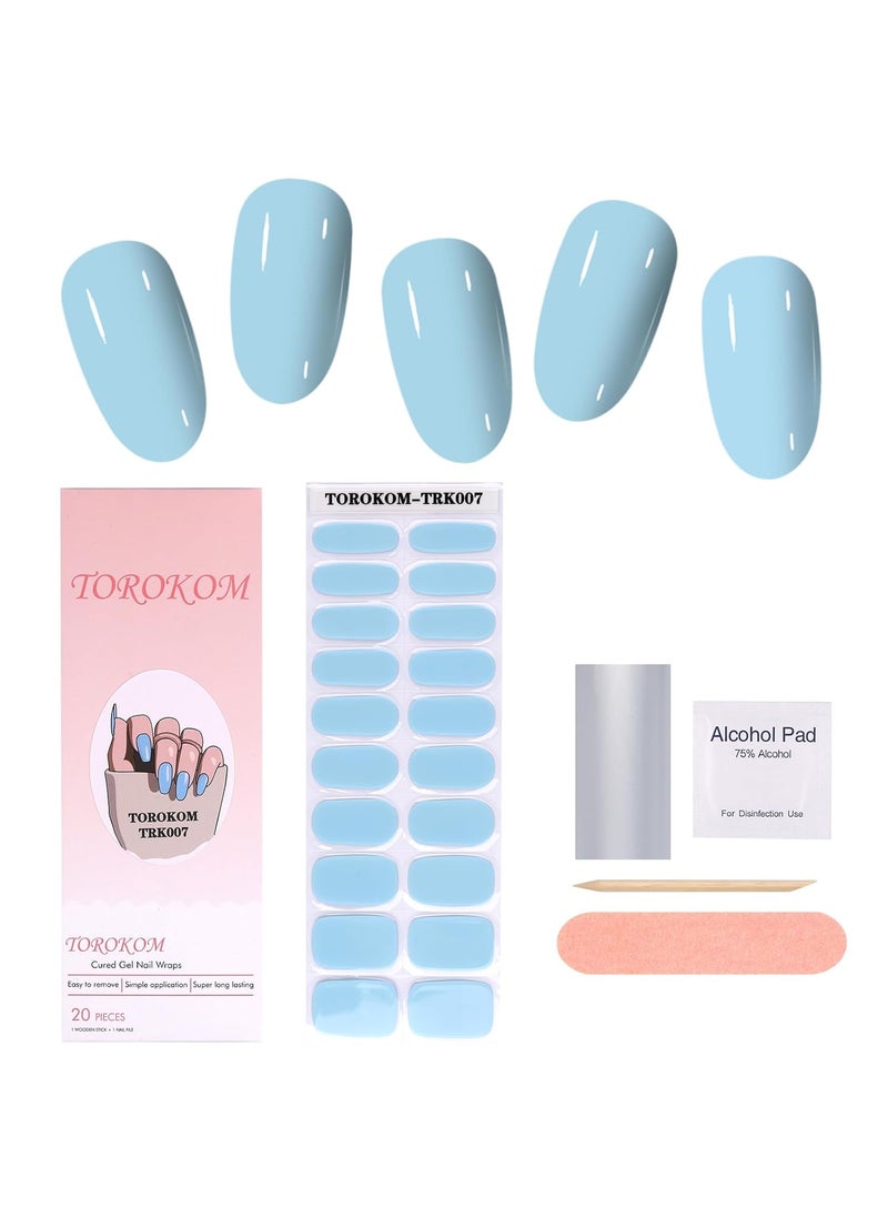 TOROKOM Semi Cured Gel Nail Strips