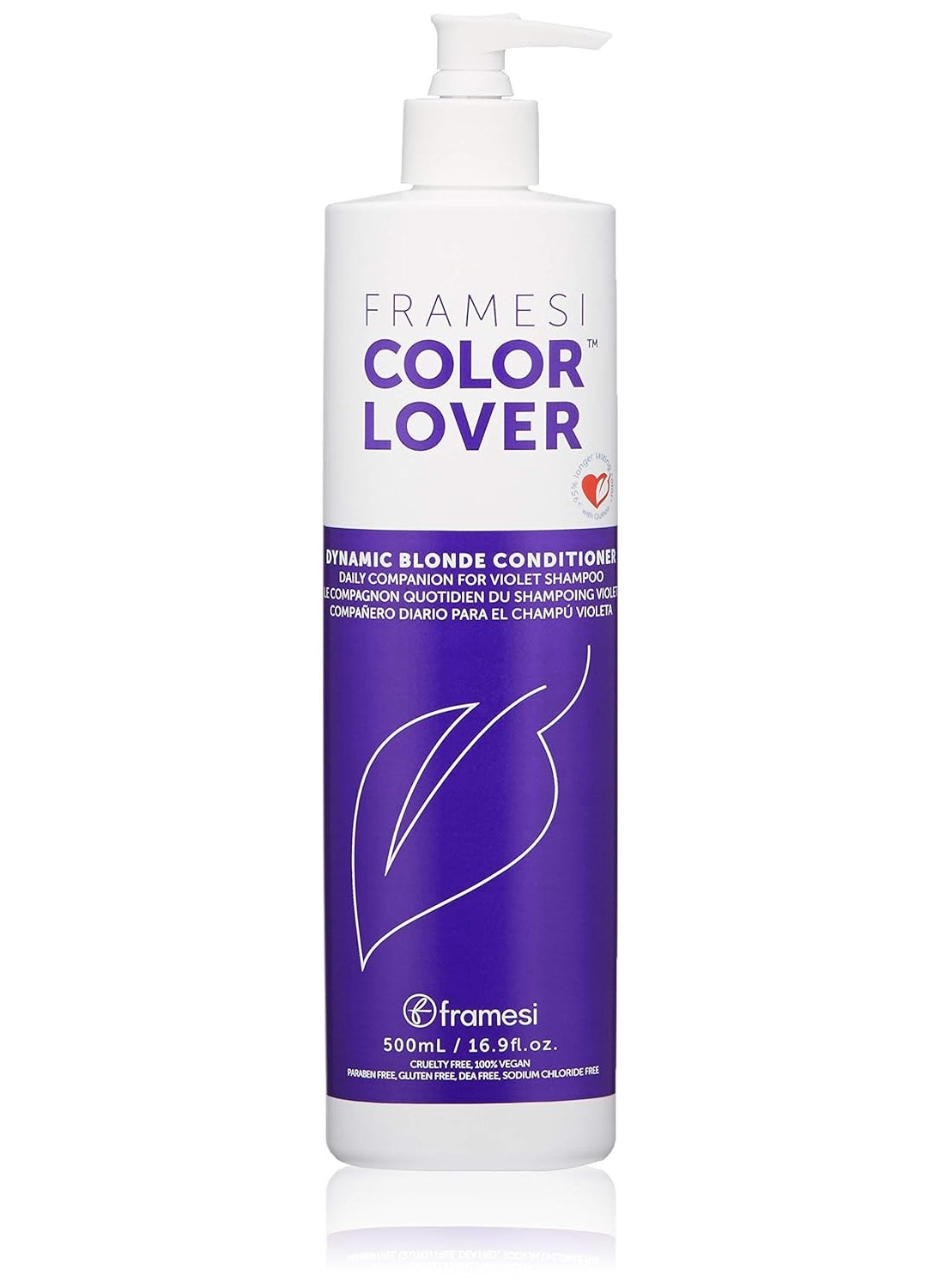 Framesi Color Lover Dynamic Blonde Conditioner, Purple Conditioner, Sulfate Free Conditioner, Color Treated Hair