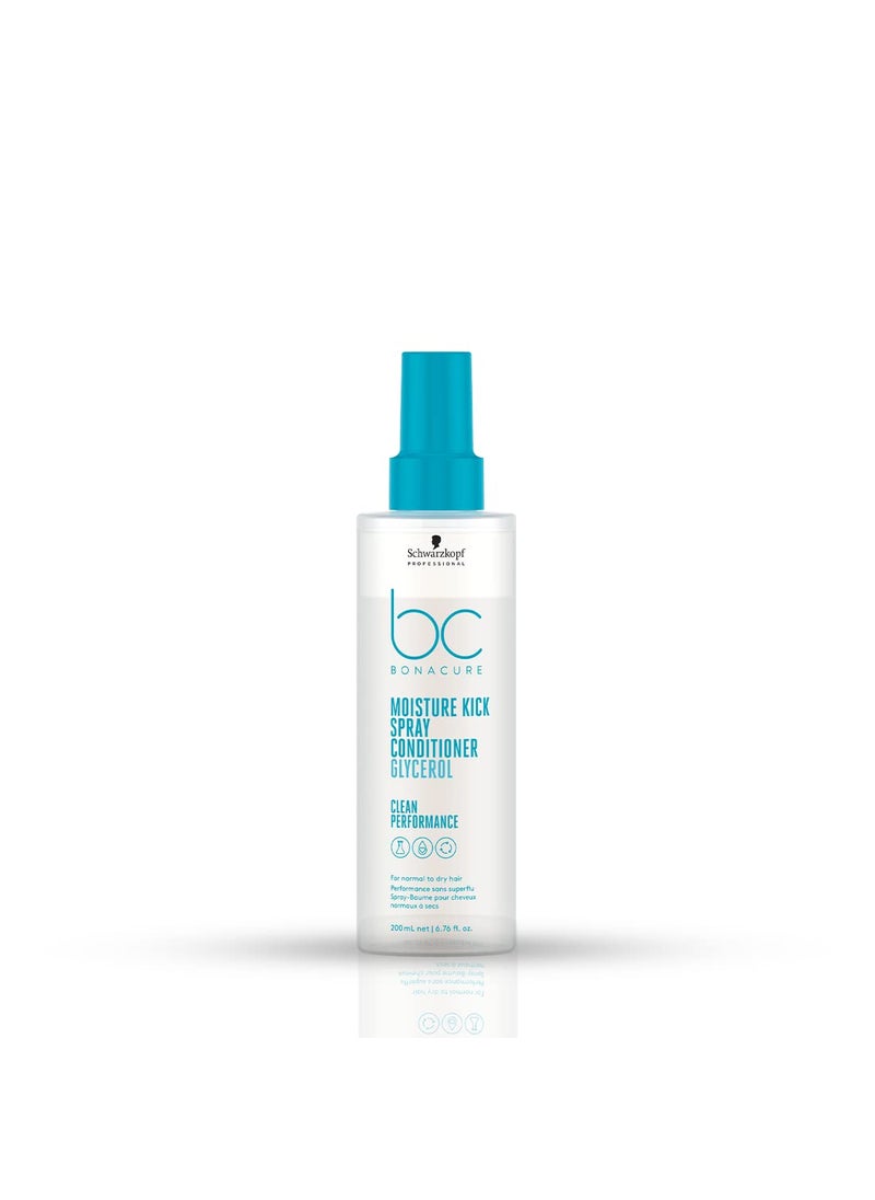 BC BONACURE Hyaluronic Moisture Kick Spray Conditioner, 6.8-Ounce