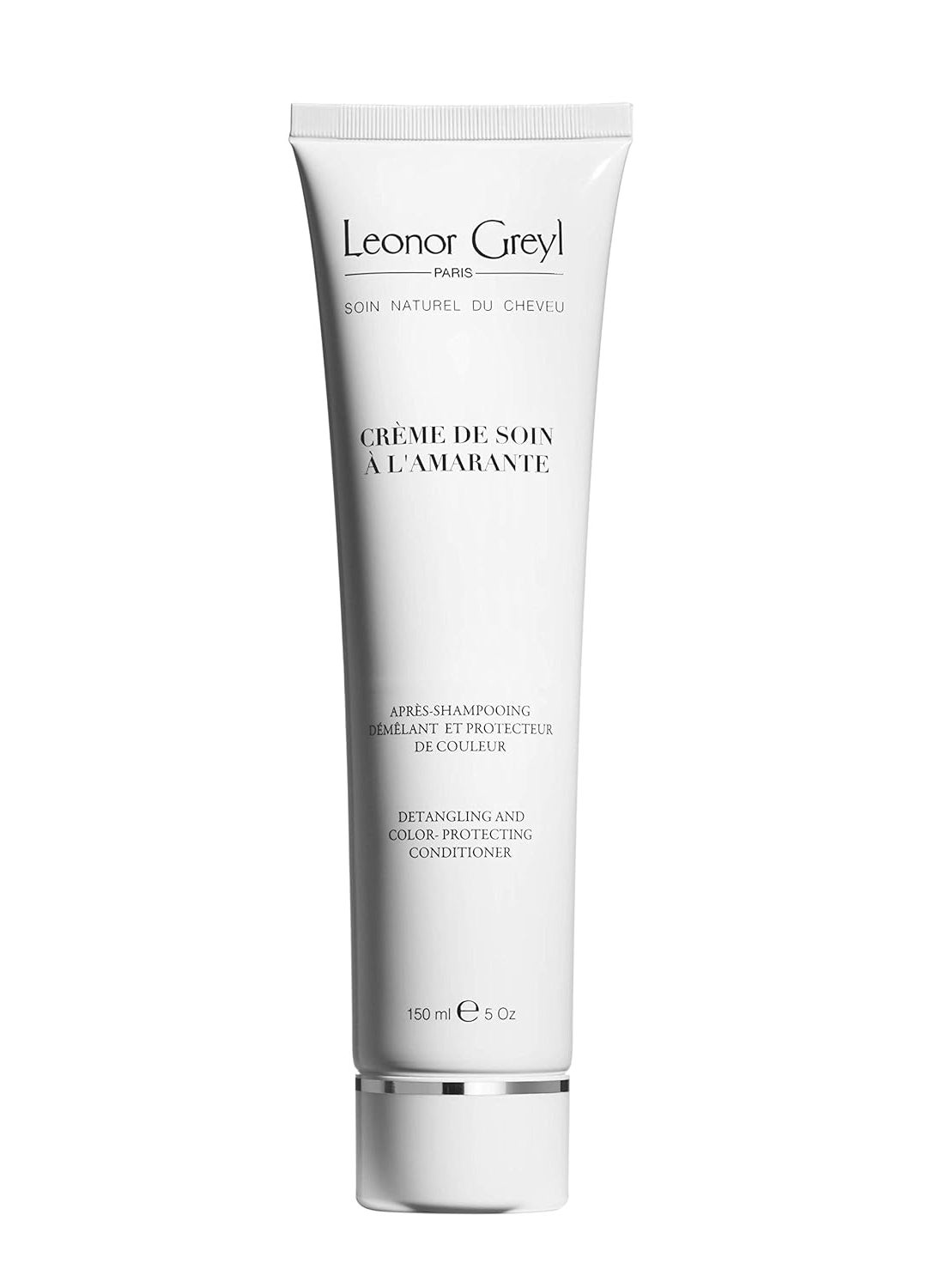 Leonor Greyl Paris - Creme De Soin a L'Amarante - Detangling and Color-Protecting Conditioner - Gluten Free & Vegan, 94% Natural Ingredients - Deep Smoothing Conditioner (5 Oz)