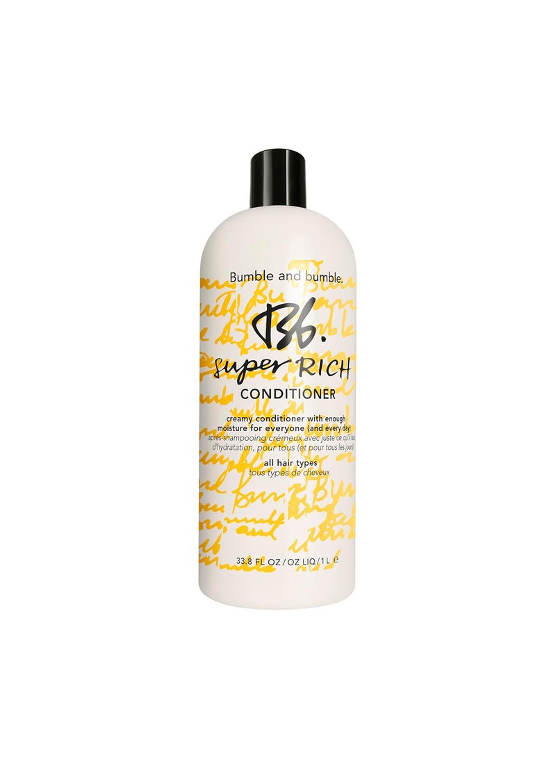 Bumble and bumble. Super Rich Hair Conditioner For Every Day | Hydrating + Adds Shine | Curly, Wavy, Straight