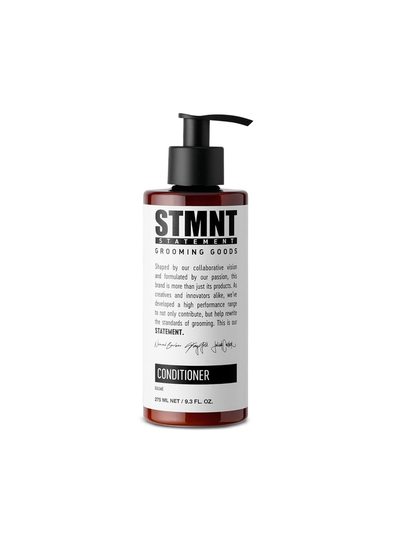 STMNT Grooming Goods Conditioner | Softens Hair | Restores Shine | Moisturizing Formula w/Activated Charcoal & Menthol | All Hair Types