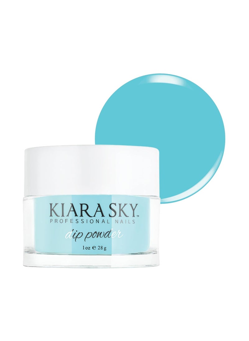 Kiara Sky Long Lasting Nail Dip Powder Blue Tones 1 oz, Gimme A Beat