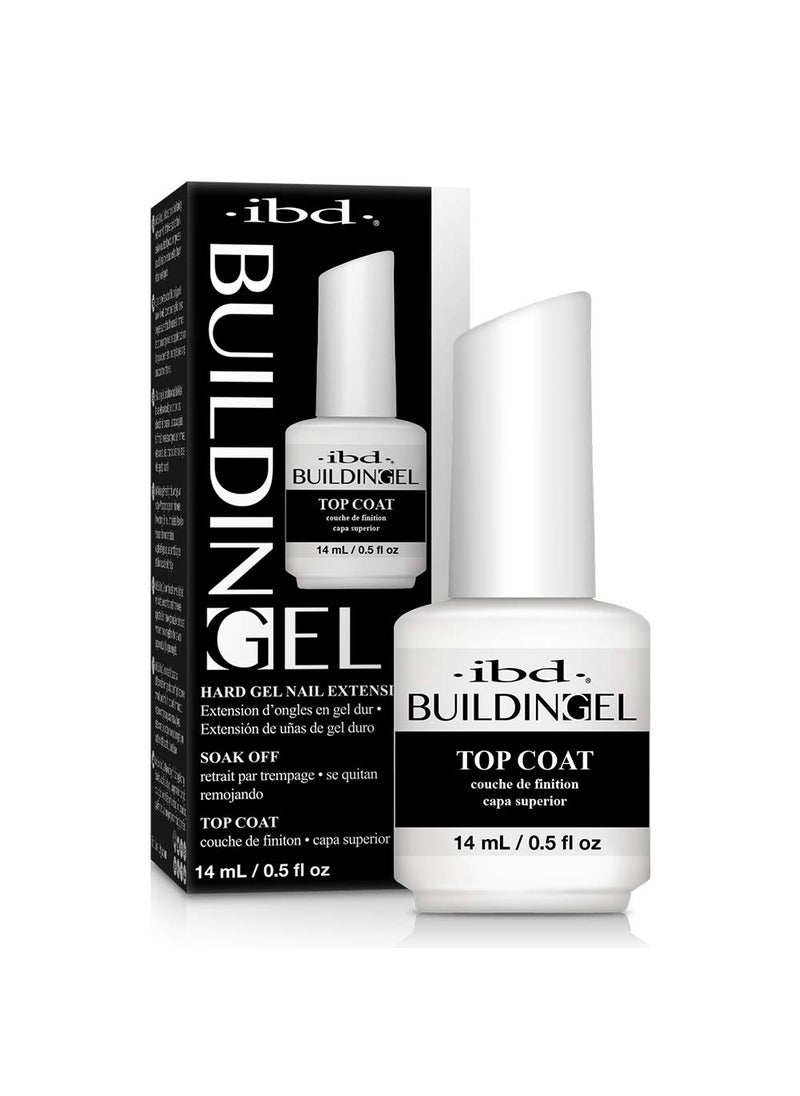 IBD Building Gel, Hard Gel Nail Extension, Top Coat, 0.5 oz