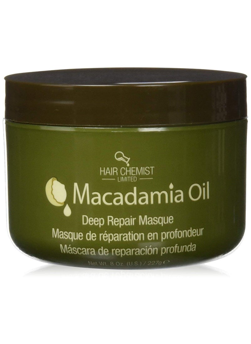 Hair Chemist Macadamia Oil Deep Repair Masque Net Wt. 8 oz
