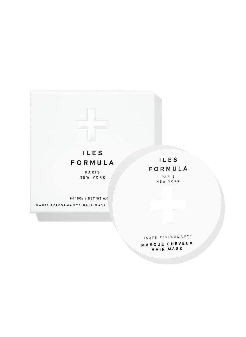 ILES FORMULA Haute Performance Hair Mask - Strengthen and Nourish All Hair Types - For Healthy Hair & Scalp + Color Safe (6.4 Oz)