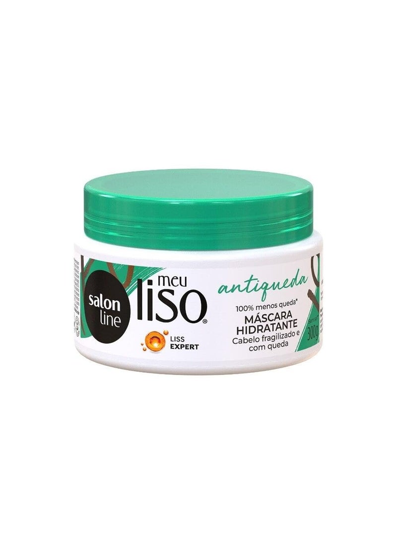 Salon Line - Linha Meu Liso (Antiqueda) - Mascara Hidratante 300 Gr - (My Straight (AntiFall) - Moisturizing Mask Net 10.58 Oz)