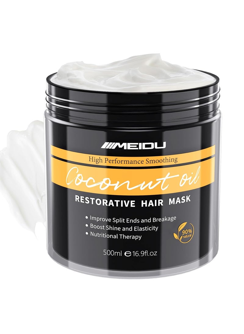 Hair Mask for Damaged Hair, keratin Hair Treatment for Women Men, Deep Conditioning Hair Mask for Dry Damaged Hair and Growth(500ml,16.9oz)